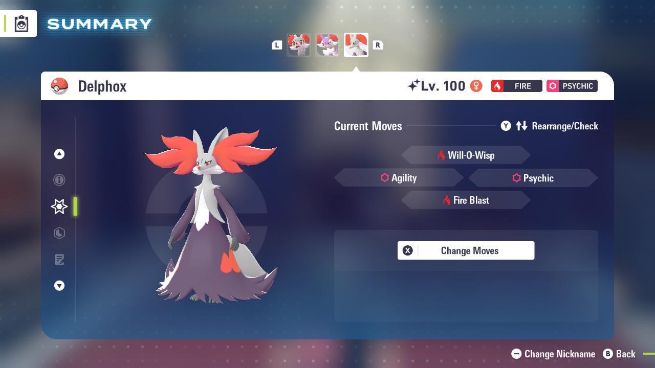 Shiny DELPHOX Pokémon Legends ZA 6IV Competitive Battle Ready Pokémon card photo 4