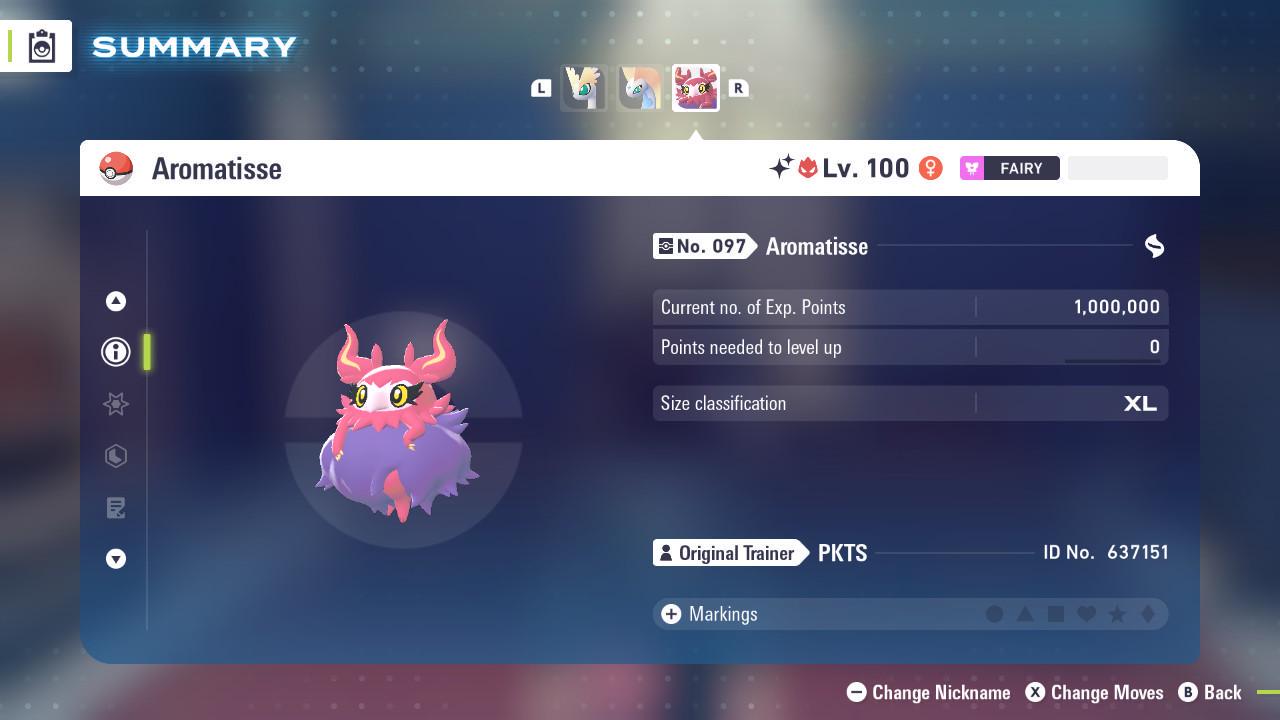 Shiny Alpha Aromatisse Pokémon Legends ZA 6IV Competitive Battle Ready Pokémon card photo 3