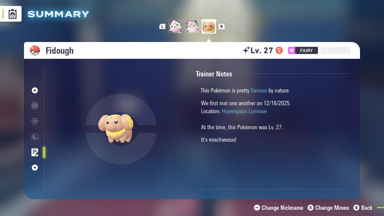 Shiny Fidough Pokemon Legends ZA Mega Dimension DLC 6IV Competitive Battle Ready Pokémon card photo 4