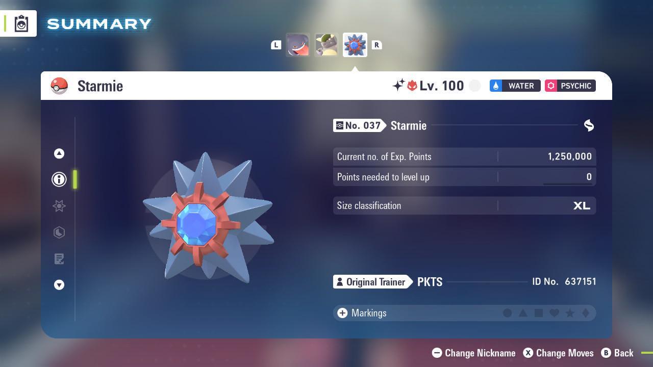 Shiny Alpha Starmie Pokémon Legends ZA 6IV Competitive Battle Ready Pokémon card photo 2