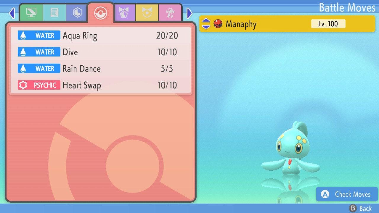 SHINY 6IV MANAPHY Pokémon Brilliant Diamond Shining Pearl Mythical Pokemon Competitive Battle Ready EVs Free Shiny – Brilliant Diamond & Shining Pearl Pokémon card photo