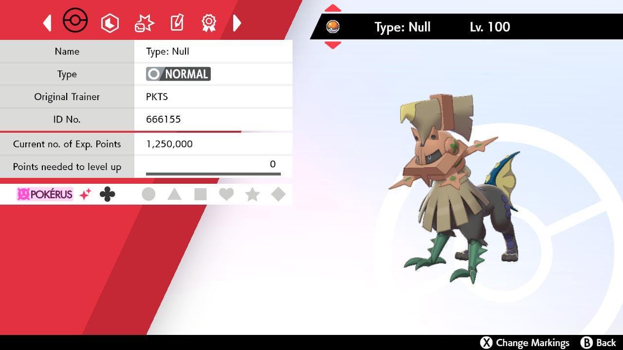 Shiny 6IV TYPE: NULL Pokemon Sword Shield 6IV Competitive Battle Ready – Sword & Shield Pokémon card photo