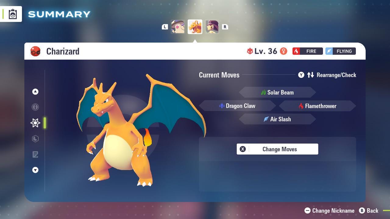 Pokemon Za Non Shiny 6IV Event B1G0006 December CHARIZARD Pokémon Legends ZA 6IV Competitive Battle Ready Legend ZA Pokémon card photo 3