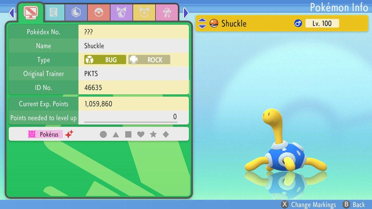 SHINY 6IV SHUCKLE Pokemon Brilliant Diamond Shining Pearl 6IV Competitive Battle Ready – Brilliant Diamond & Shining Pearl Pokémon card photo