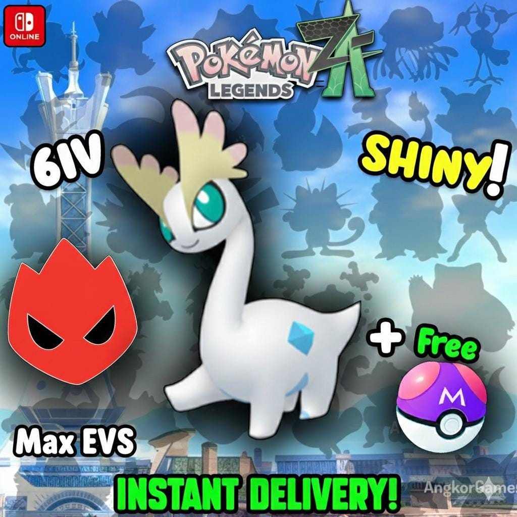 Shiny Alpha Amaura Pokémon Legends ZA 6IV Competitive Battle Ready – Pokémon Legends Z-A Pokémon card photo