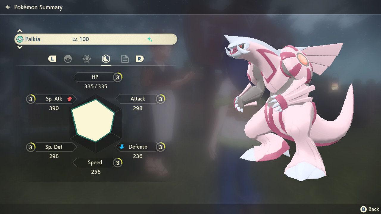 Shiny Palkia Pokemon Legends Arceus 6IV Competitive Battle Ready Pokémon card photo 4