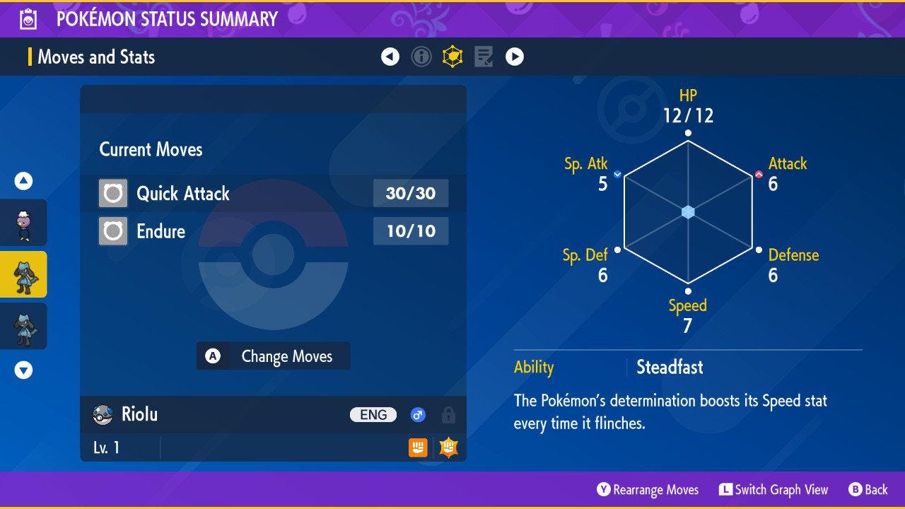 Фото покемона Shiny RIOLU Pokémon Scarlet Violet 6IV Готов к соревновательным боям 2