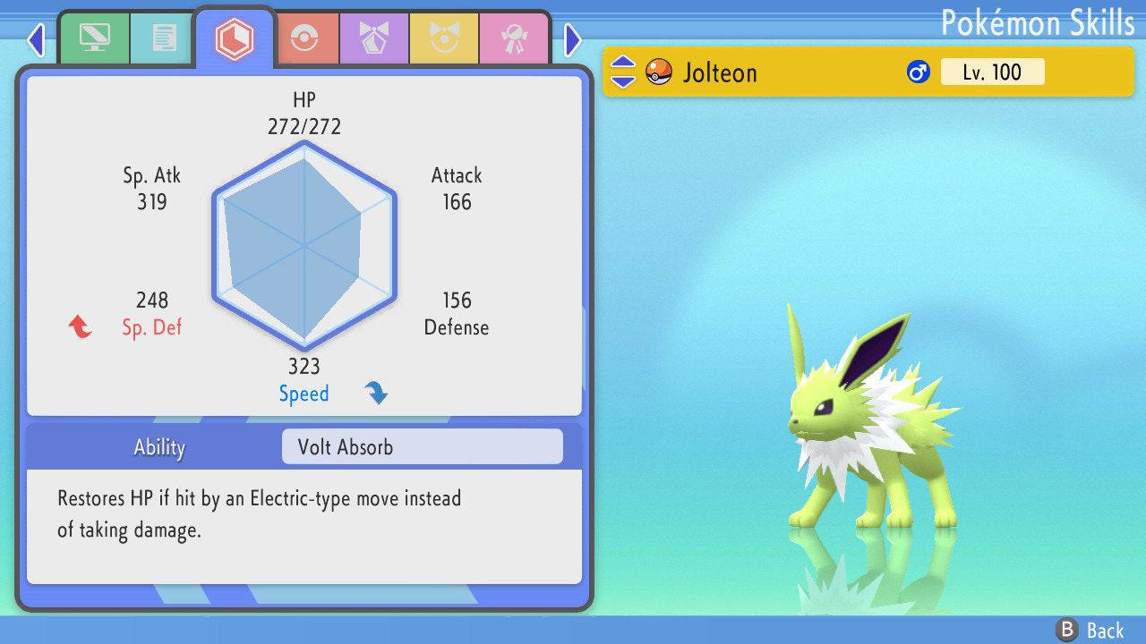 SHINY 6IV JOLTEON Pokemon Brilliant Diamond Shining Pearl 6IV Competitive Battle Ready Pokémon card photo 2