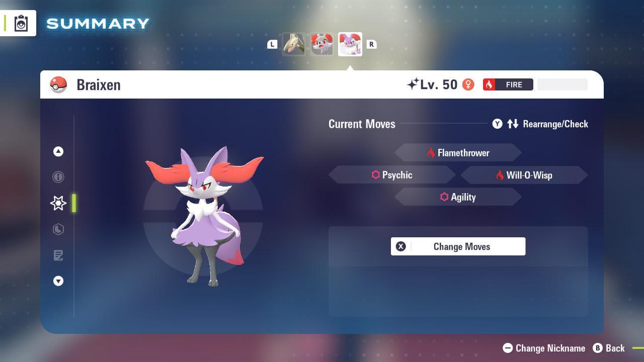 Shiny BRAIXEN Pokémon Legends ZA 6IV Competitive Battle Ready Pokémon card photo 3