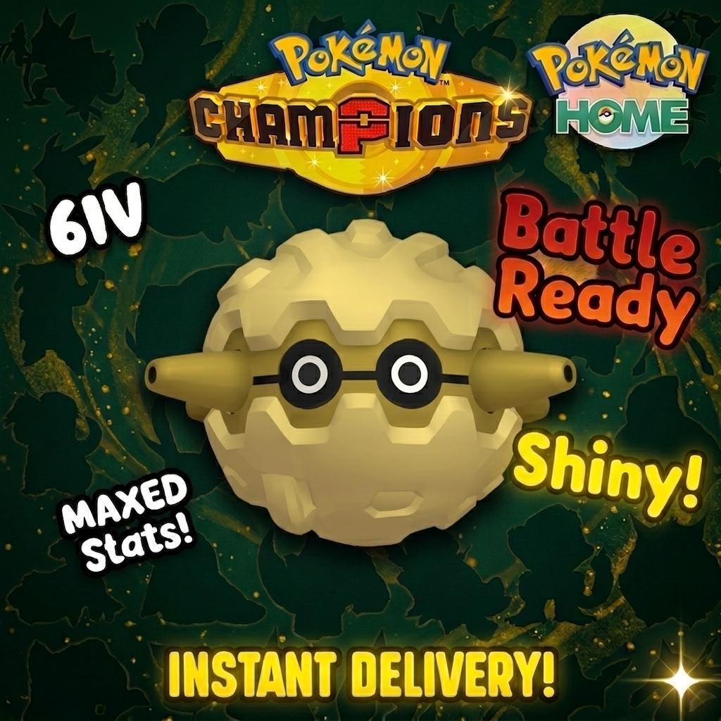 Shiny Forretress Pokémon Champions 6IV Competitive Battle Ready – Champions Pokémon card photo