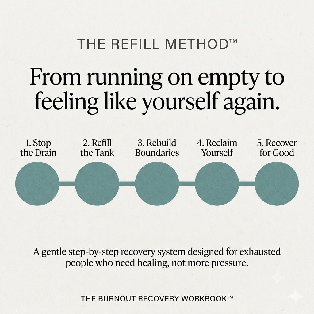 Burnout Recovery Workbook to Restore Your Energy and Rest Without Guilt Gentle Self Care Journal for Exhaustion Overwhelm Emotional Burnout Pokémon card photo 3