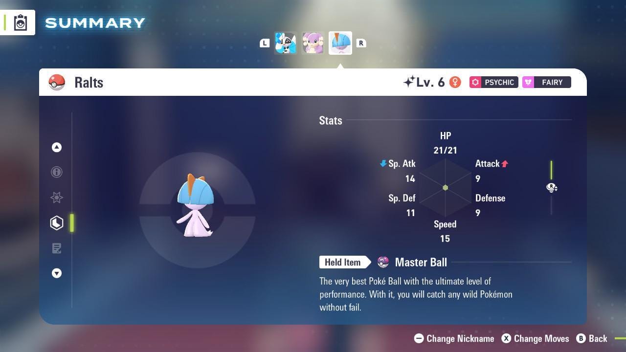 Pokemon Za Shiny 6IV Event RALTS Competitive Battle Ready Pokémon card photo 2