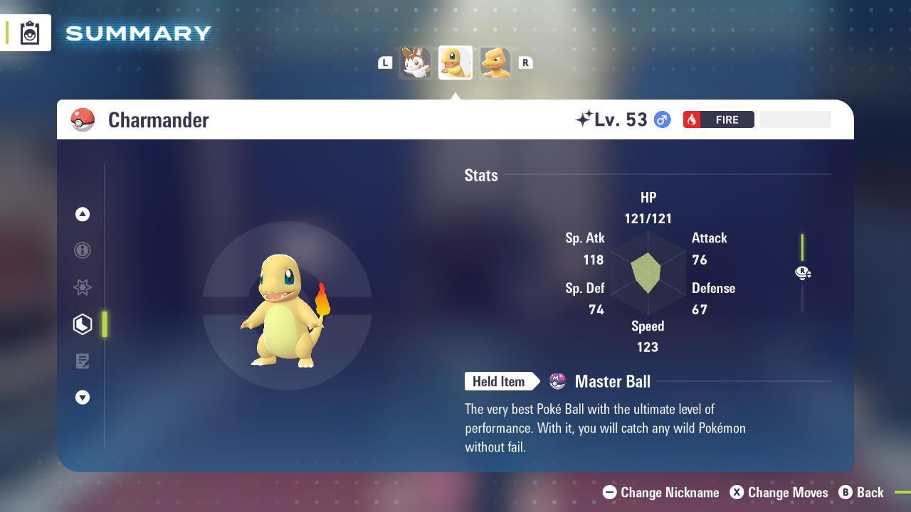 Shiny CHARMANDER Pokémon Legends ZA 6IV Competitive Battle Ready Pokémon card photo 2
