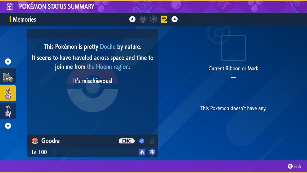 Shiny GOODRA Pokémon Scarlet Violet 6IV Competitive Battle Ready Pokémon card photo 3