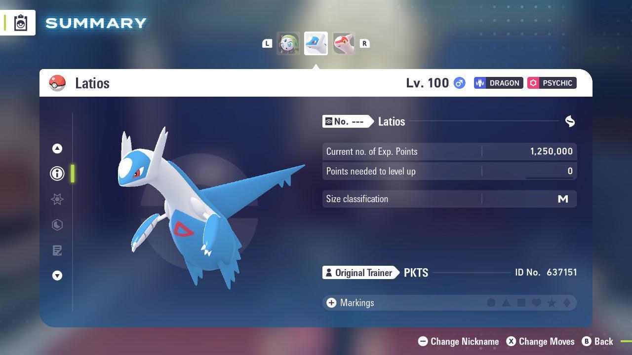 Non Shiny 6IV Latios Pokemon Legends Za Mega Dimension DLC 6IV Competitive Battle Ready Pokémon card photo 3