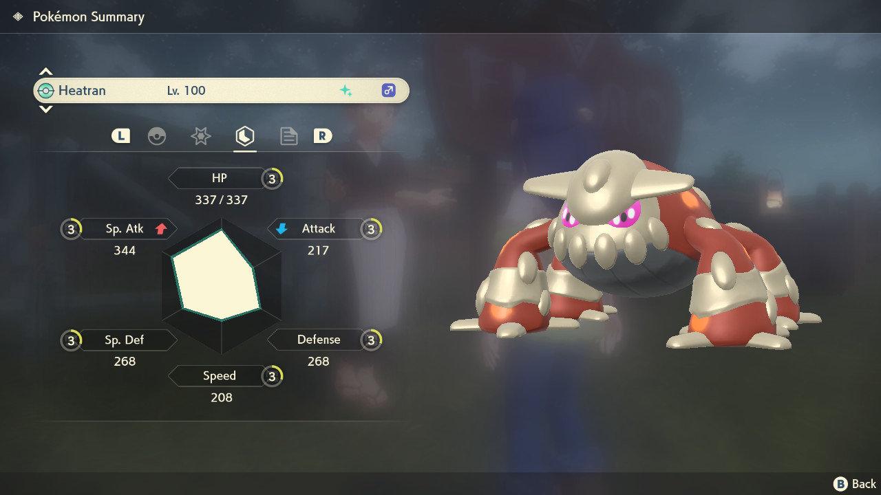 Shiny HEATRAN Pokemon Legends Arceus 6IV Competitive Battle Ready Pokémon card photo 4