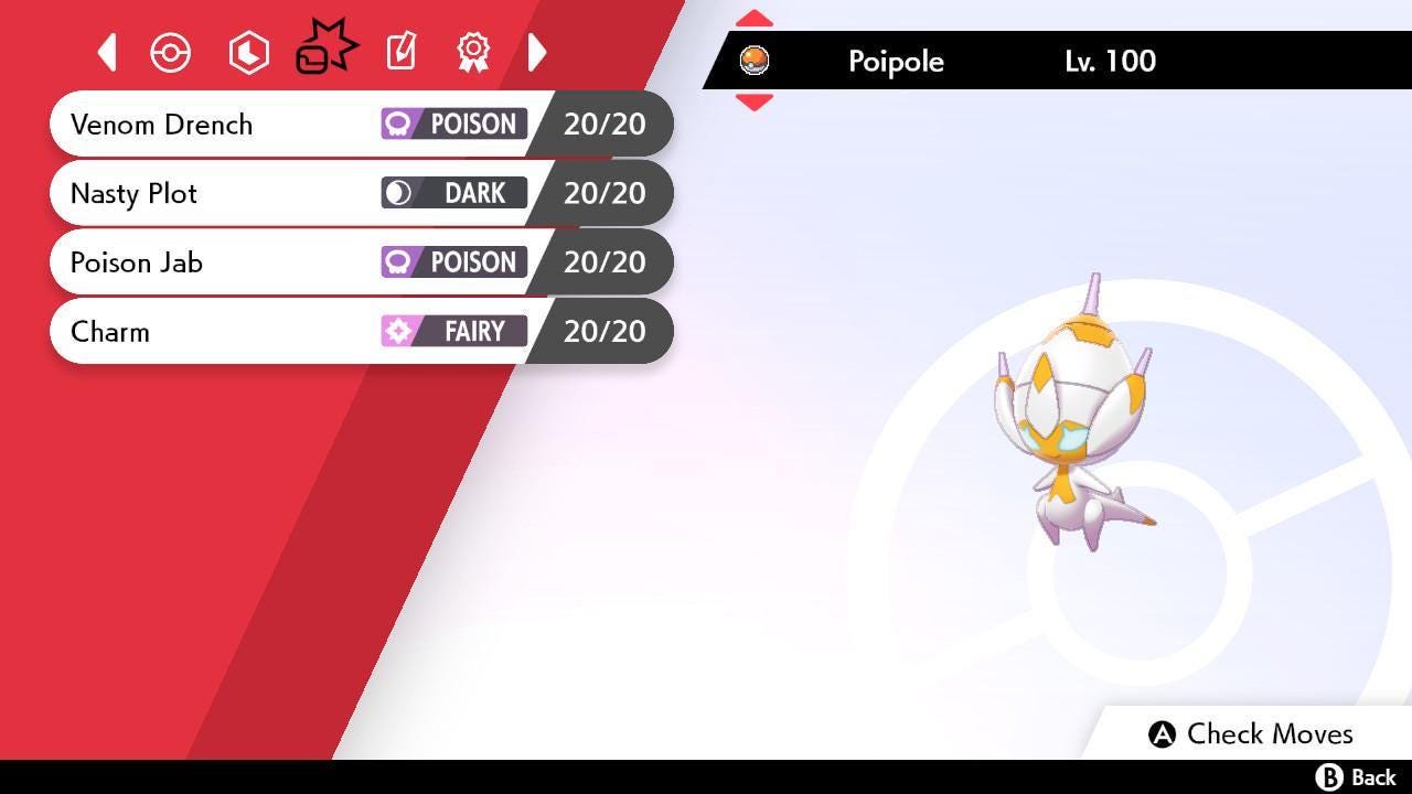 Shiny POIPOLE Pokemon Sword Shield 6IV Competitive Battle Ready Pokémon card photo 3