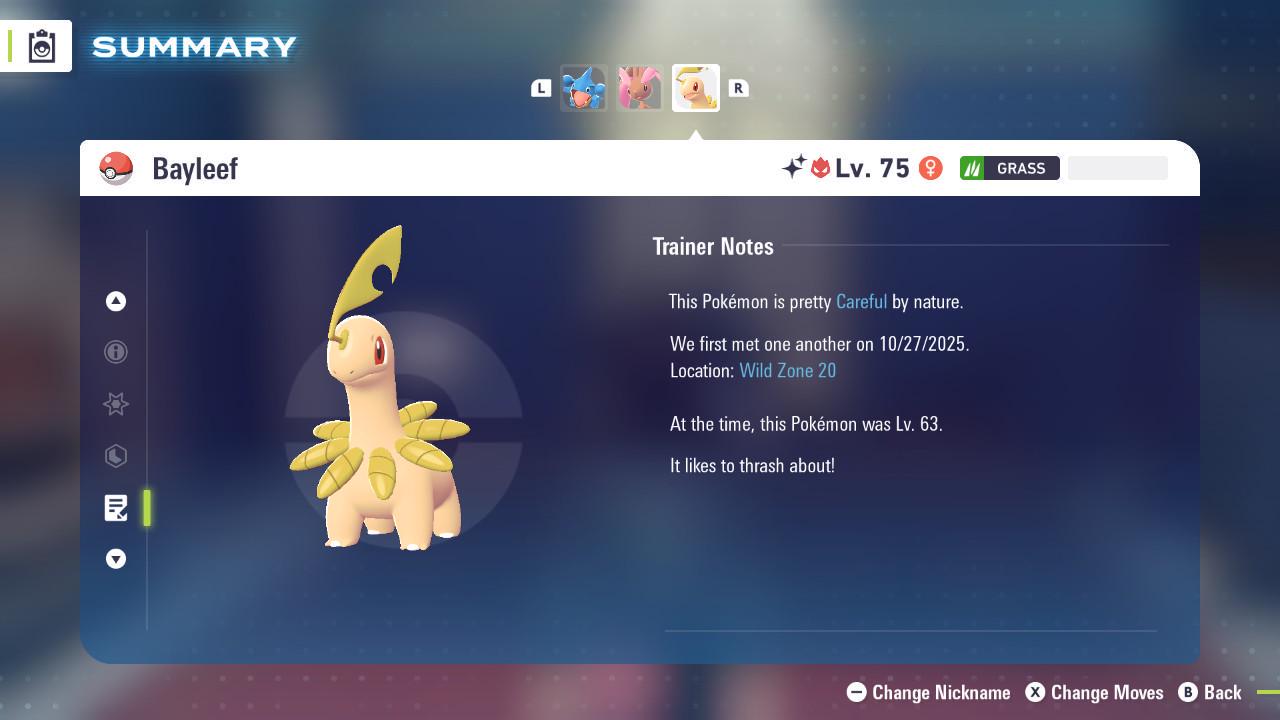 Фото покемона Блестящий Альфа Бэйлиф Pokémon Legends ZA 6IV Готов к соревновательным боям 4