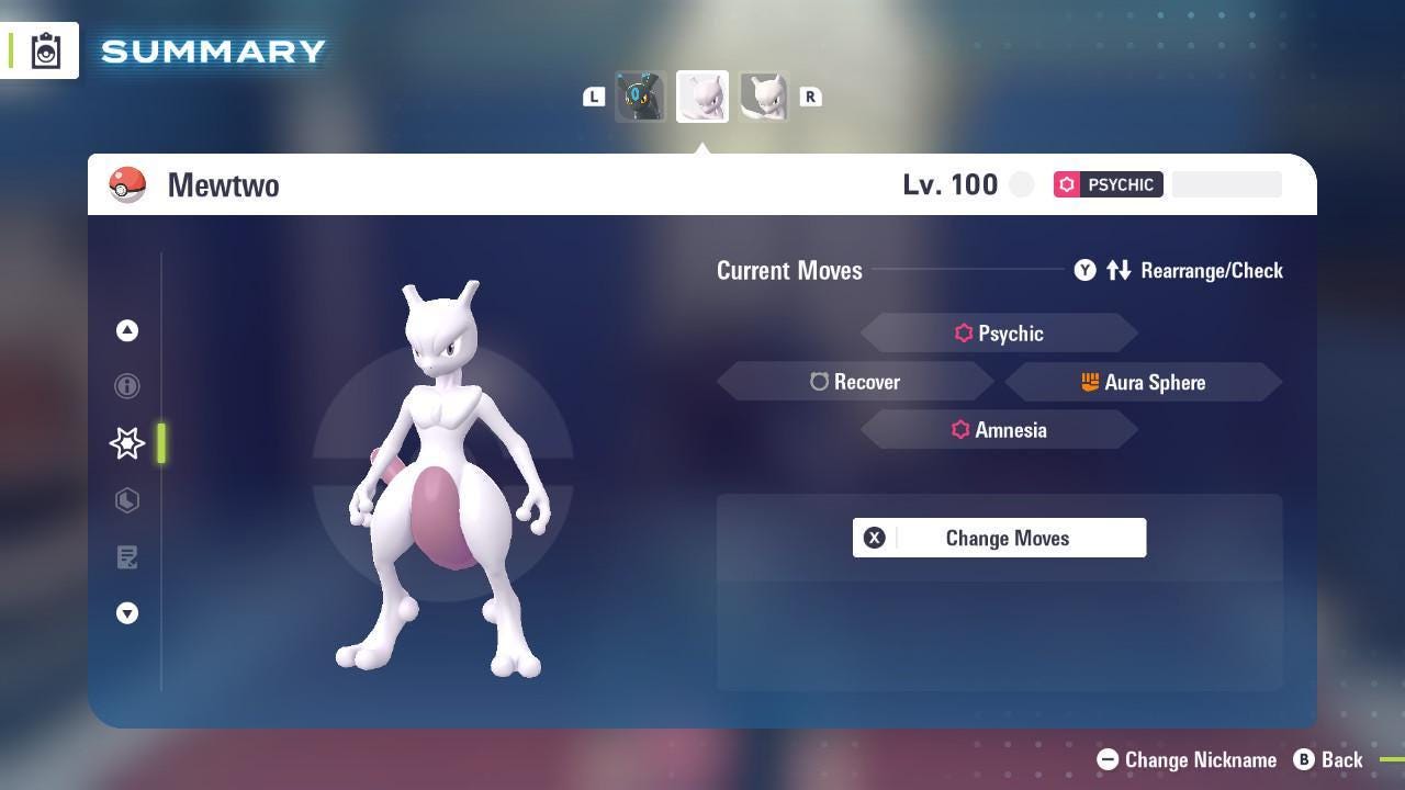 תמונה של פוקימון ZA לא שייני 6IV מיסטרי גיפט מיוטו פוקימון לג'נדס ZA 6IV מוכן לקרב תחרותי פוקידקס – תמונה 4