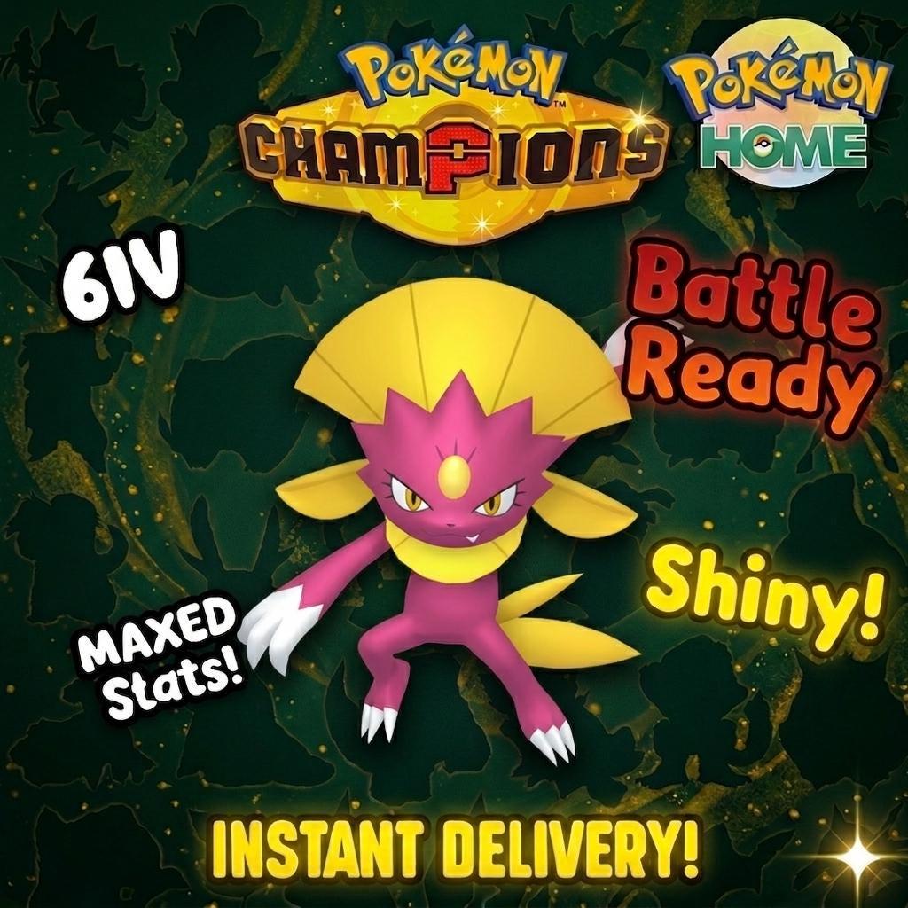 Shiny Weavile Pokémon Champions 6IV Competitive Battle Ready – Champions Pokémon card photo