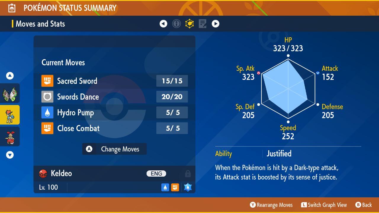 Shiny 6IV Keldeo HOME Event Switch 2 Scarlet Violet Pokémon Battle Ready Free Bonus Shiny Fast Delivery Pokémon card photo 3