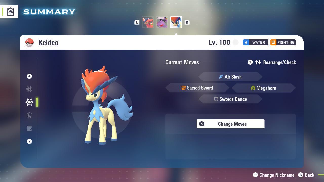 Non Shiny 6IV Keldeo Pokemon Legends Za Mega Dimension DLC 6IV Competitive Battle Ready Pokémon card photo 4