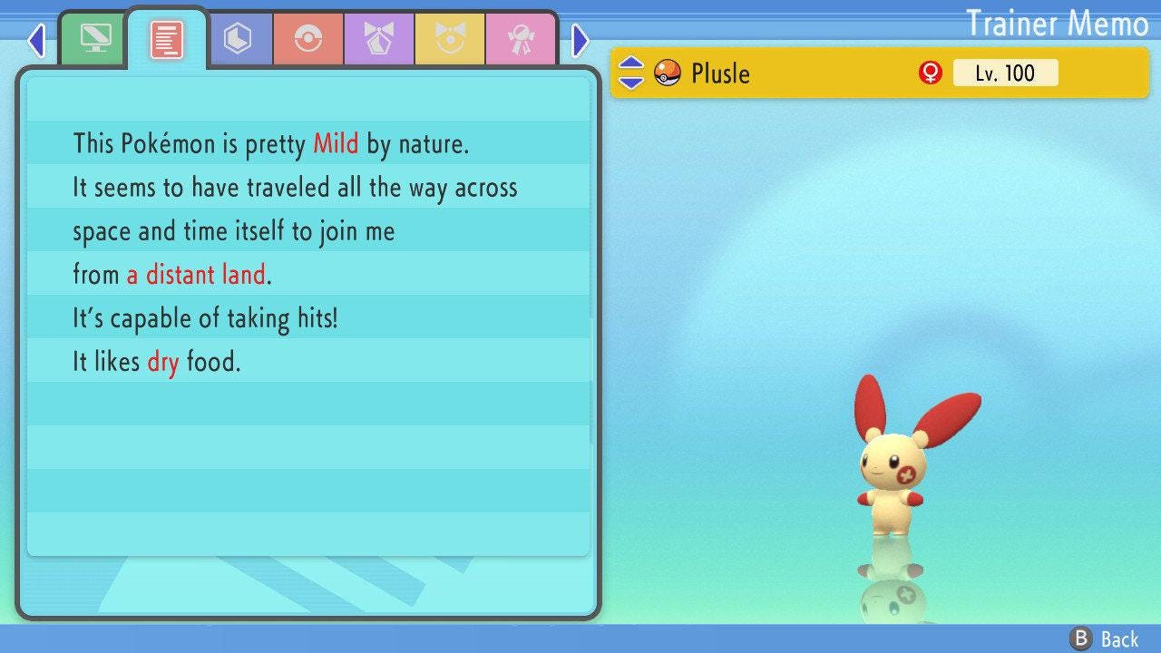 SHINY 6IV PLUSLE Pokémon Brilliant Diamond and Shining Pearl 6IV Competitive Battle Ready Pokémon card photo 2
