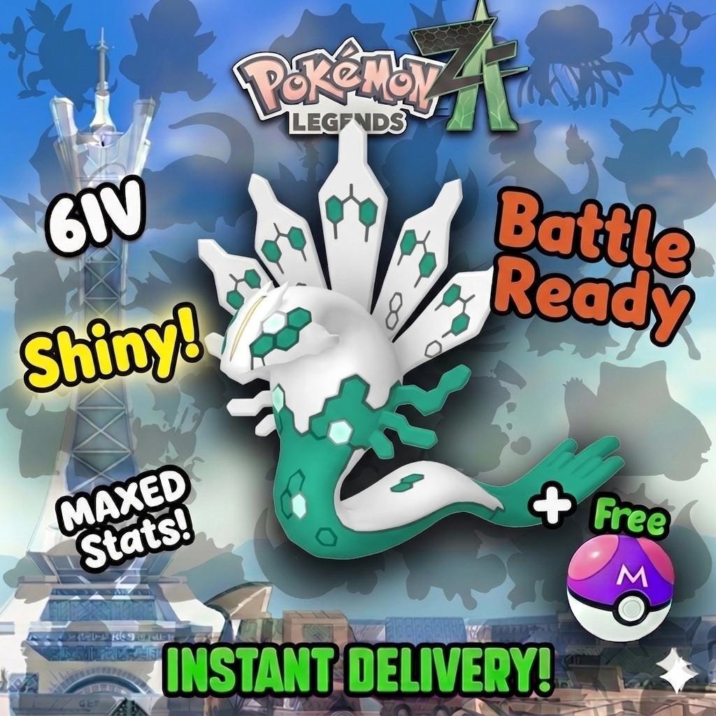 Foto de la carta Pokémon Pokemon ZA Shiny 6IV 50% ZYGARDE Listo para la batalla competitiva