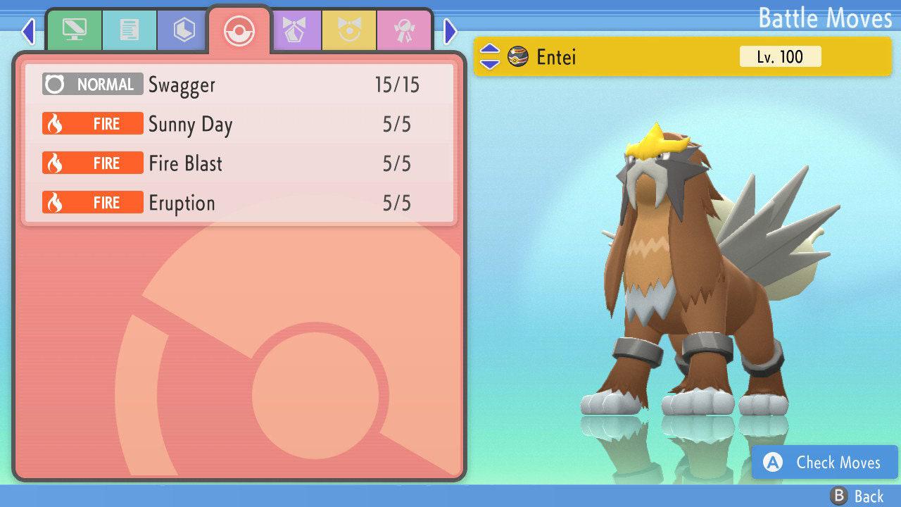 SHINY 6IV ENTEI Pokemon Brilliant Diamond Shining Pearl 6IV Competitive Battle Ready – Brilliant Diamond & Shining Pearl Pokémon card photo