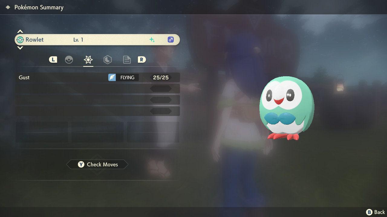 Shiny ROWLET Pokemon Legends Arceus 6IV Competitive Battle Ready – Legends Arceus Pokémon card photo