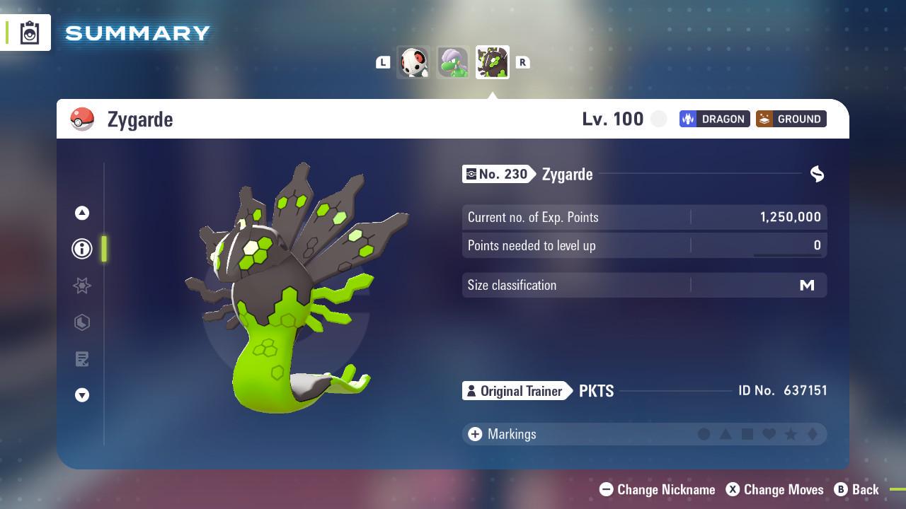 Pokemon Za Non Shiny 6IV 50% ZYGARDE Competitive Battle Ready Pokémon card photo 3