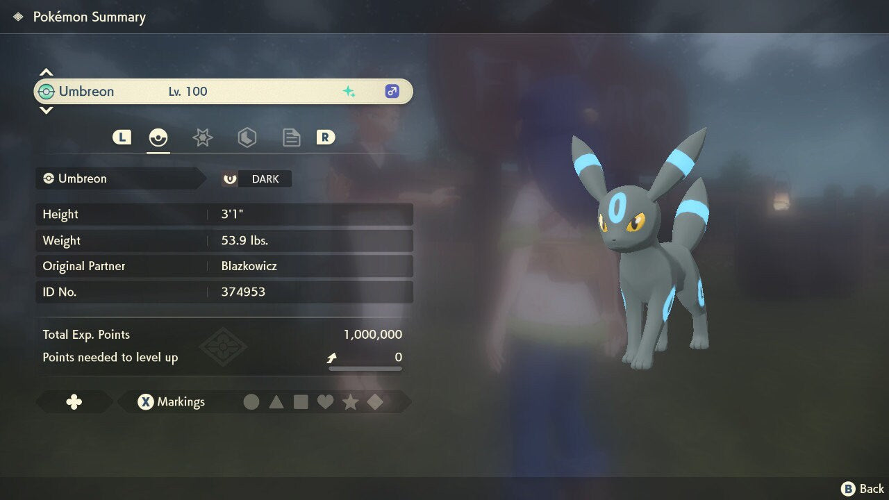 Shiny UMBREON Pokemon Legends Arceus 6IV Competitive Battle Ready Pokémon card photo 2