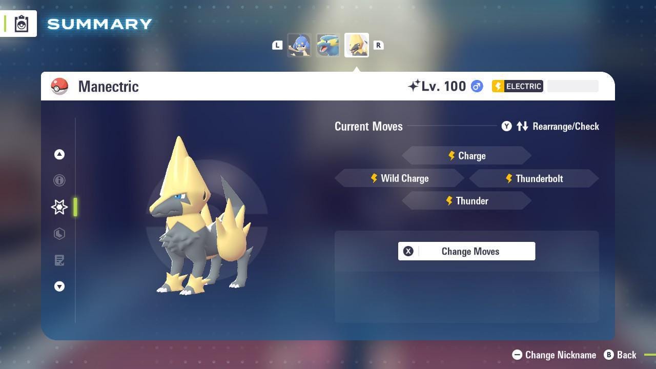 Shiny MANECTRIC Pokémon Legends ZA 6IV Competitive Battle Ready Pokémon card photo 3