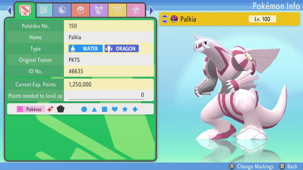 Shiny Palkia Pokemon Brilliant Diamond Shining Pearl 6IV Competitive Battle Ready Pokémon card photo 3