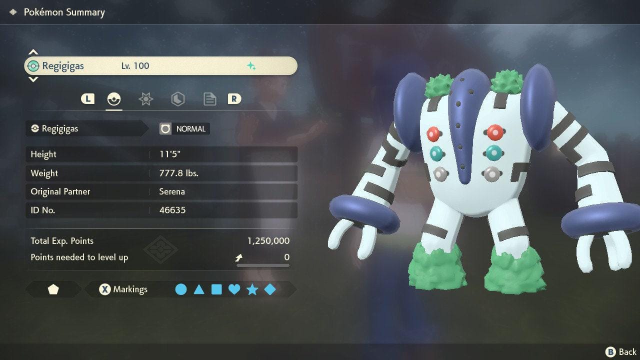 Shiny REGIGIGAS Pokemon Legends Arceus 6IV Competitive Battle Ready Pokémon card photo 3