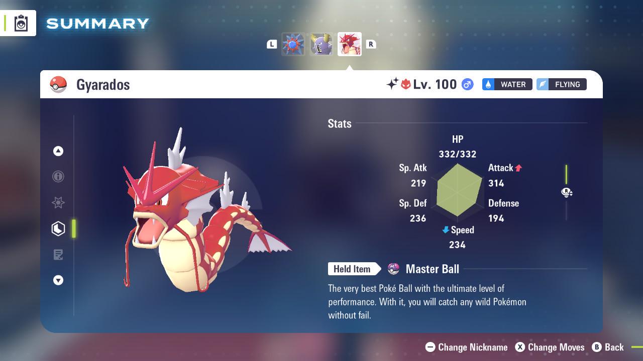 Shiny Alpha Gyarados Pokémon Legends ZA 6IV Competitive Battle Ready Pokémon card photo 2