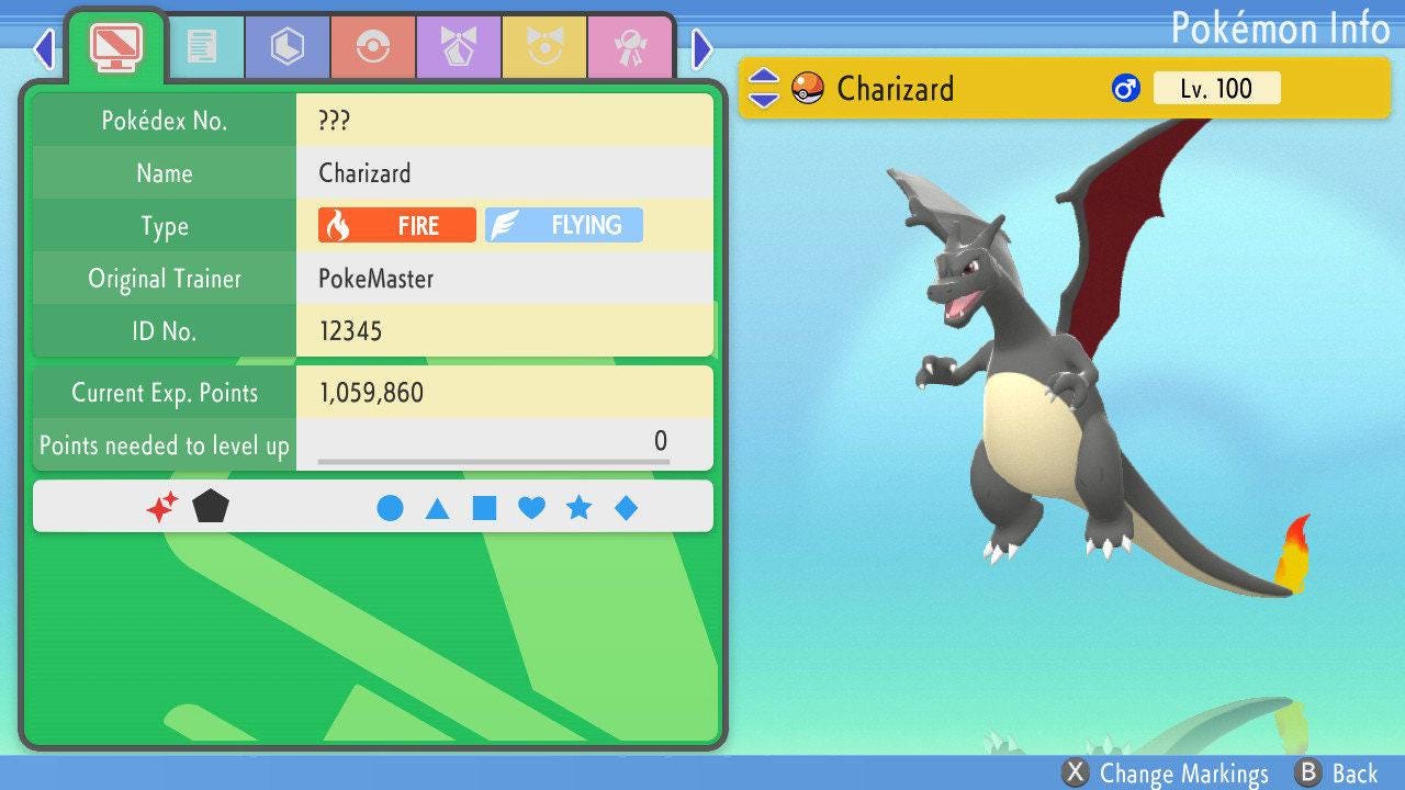 SHINY 6IV CHARIZARD Pokemon Brilliant Diamond Shining Pearl 6IV Competitive Battle Ready Pokémon card photo 3