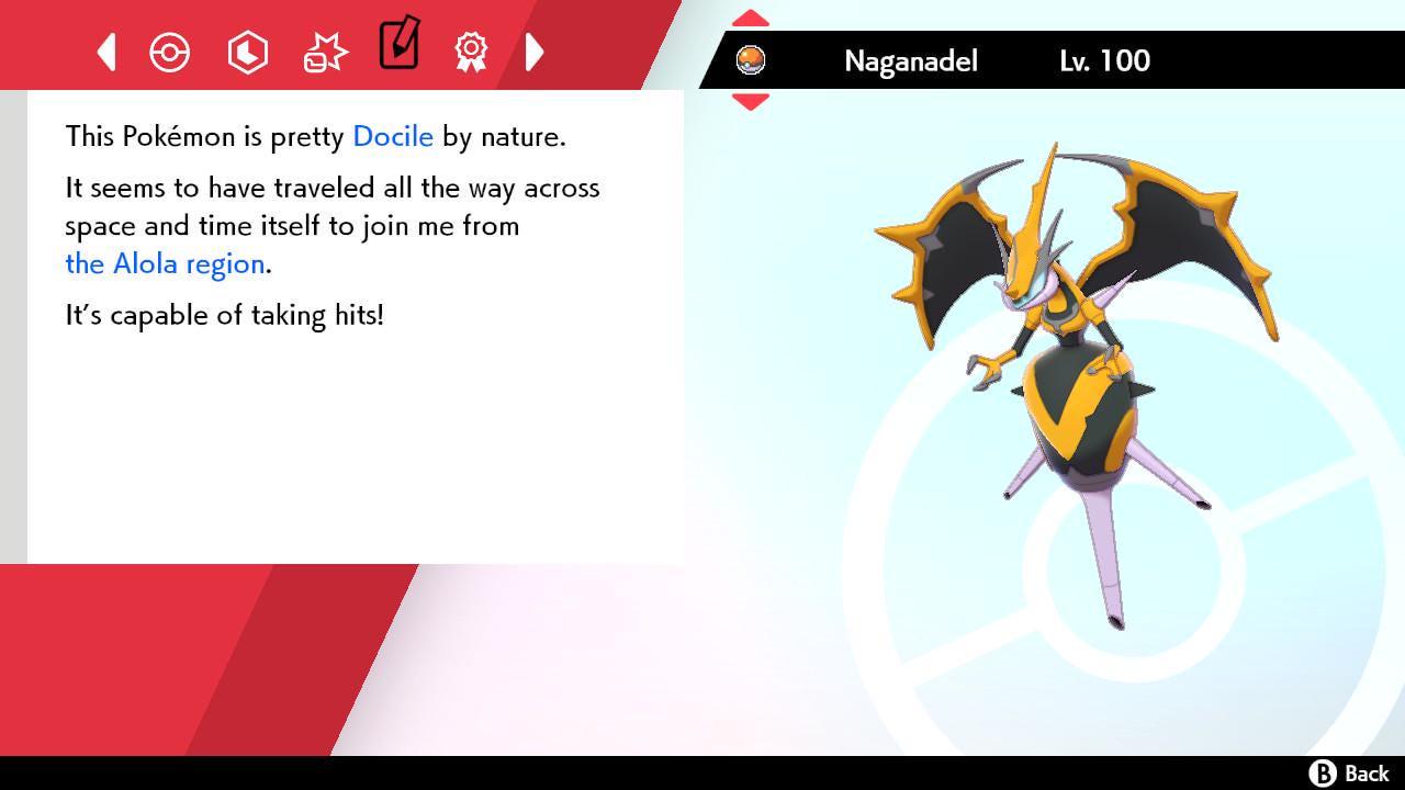 Shiny NAGANADEL Pokemon Sword Shield 6IV Competitive Battle Ready Pokémon card photo 4