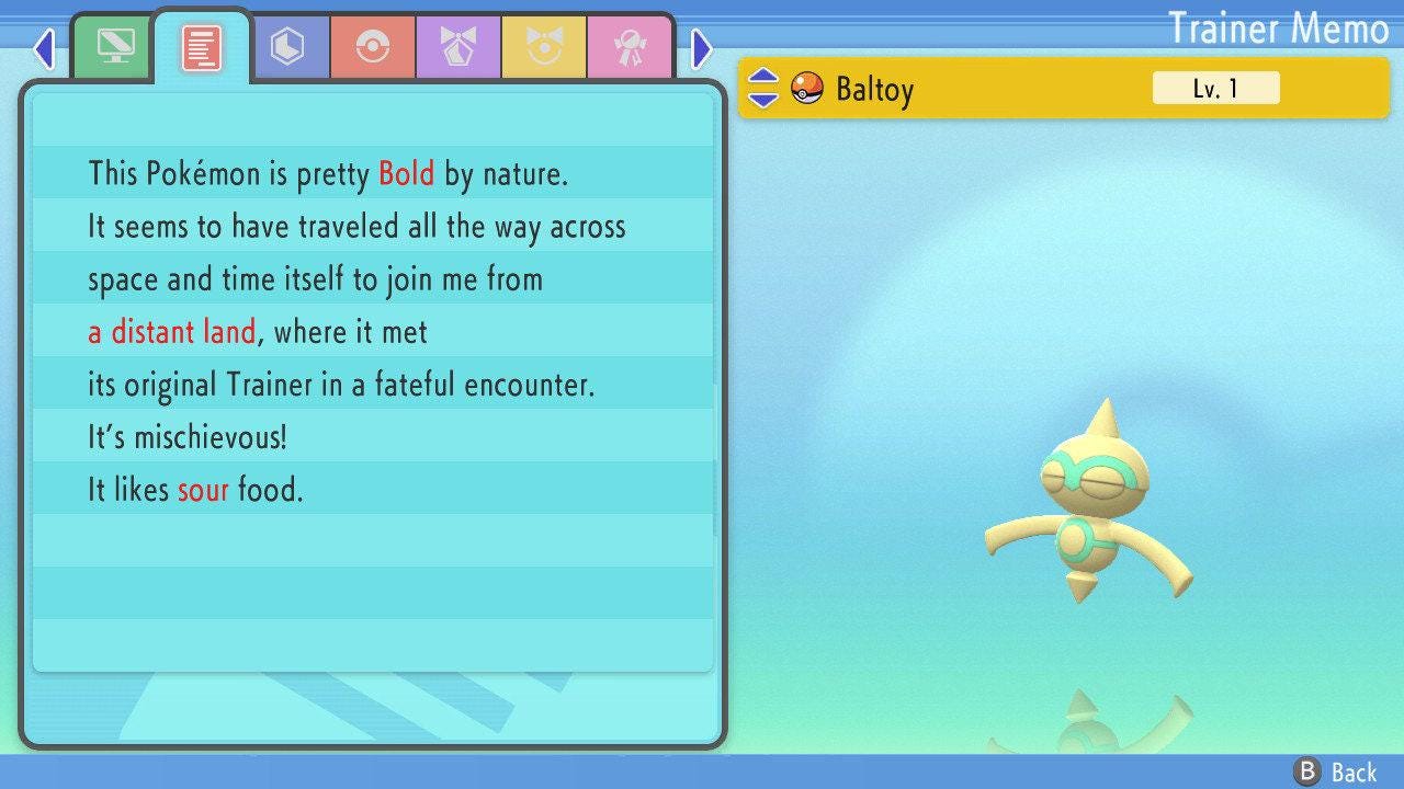 SHINY 6IV BALTOY Pokémon Brilliant Diamond and Shining Pearl 6IV Competitive Battle Ready Pokémon card photo 2