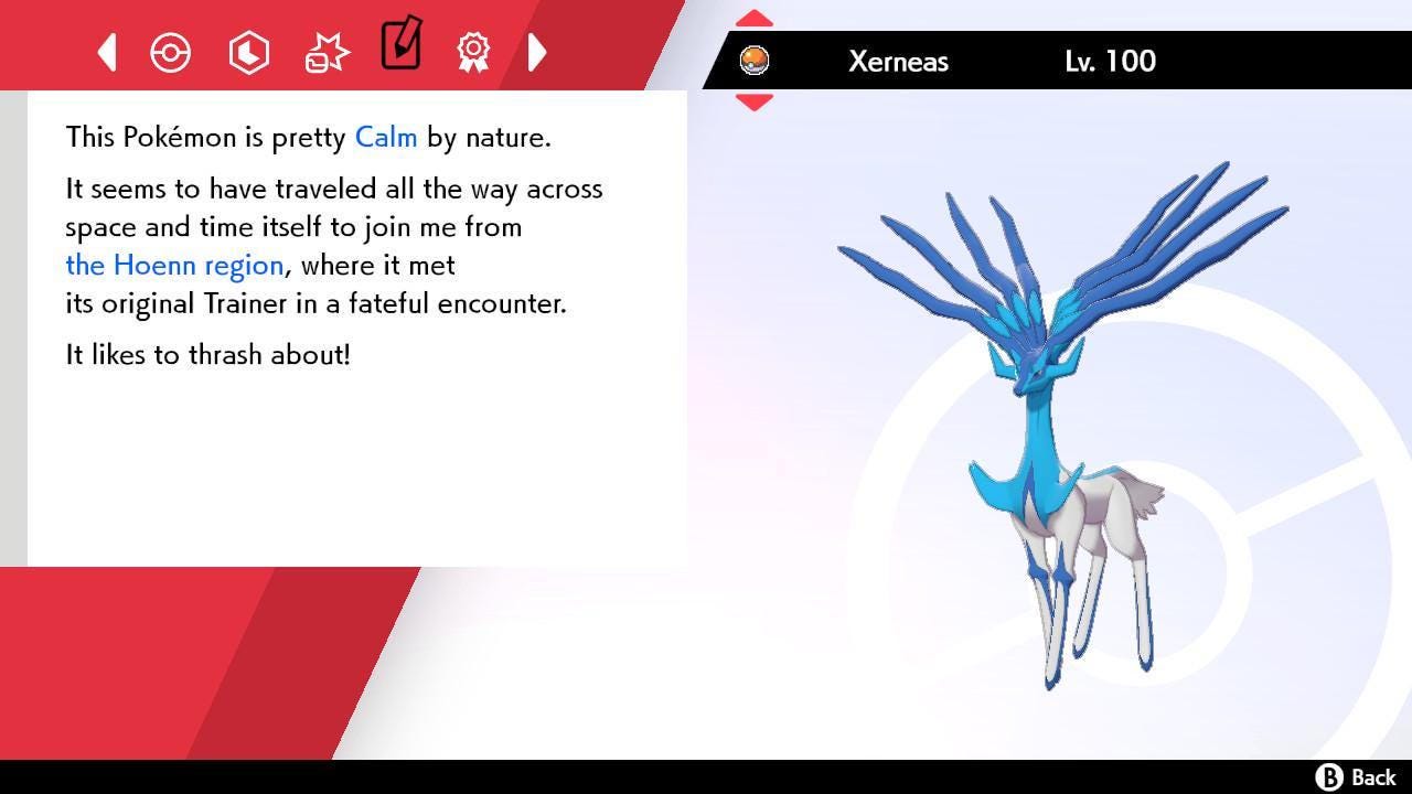 Shiny XERNEAS Pokemon Sword Shield 6IV Competitive Battle Ready Pokémon card photo 5