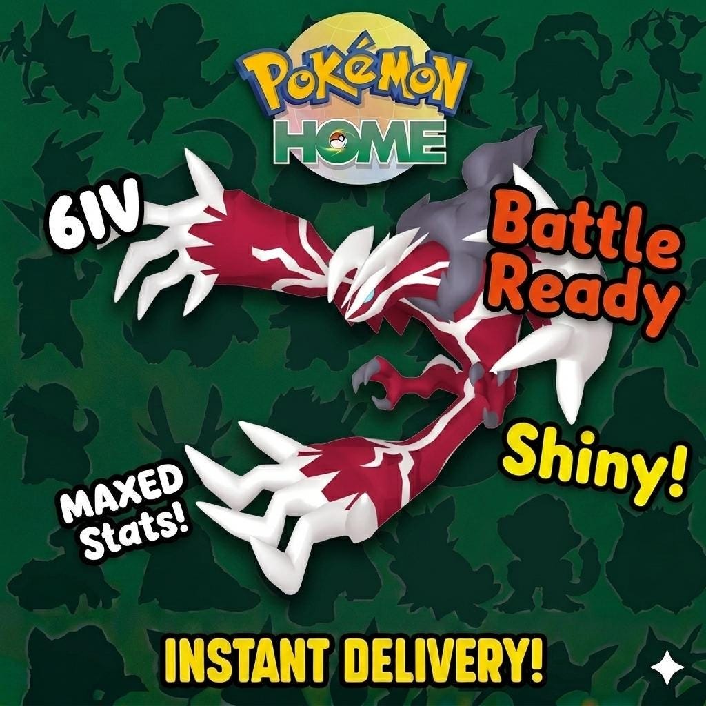 Shiny YVELTAL Pokémon HOME 6IV Competitive Battle Ready – Pokémon HOME Transfers Pokémon card photo
