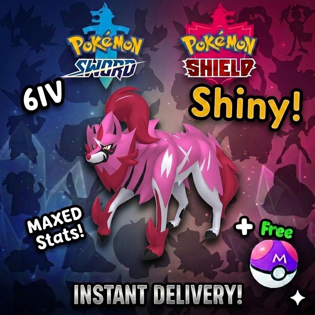 Shiny Zamazenta Pokemon Sword Shield 6IV Competitive Battle Ready – Sword & Shield Pokémon card photo