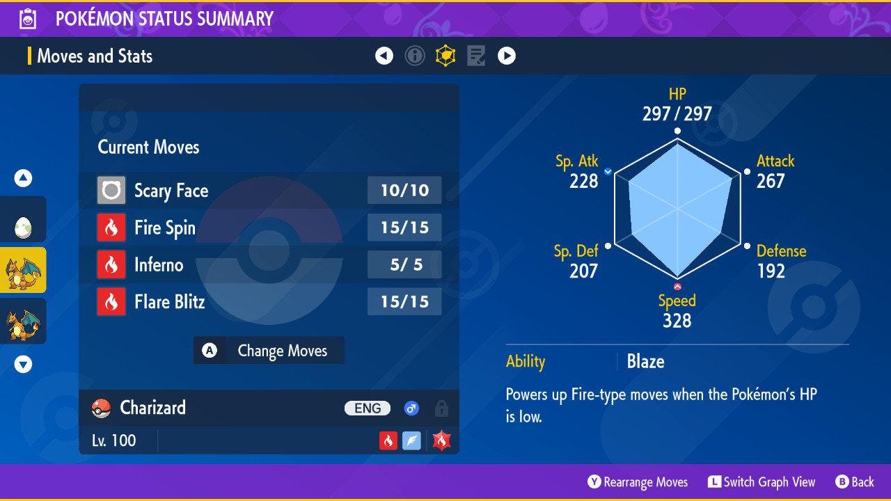 Shiny CHARIZARD Pokémon Scarlet Violet 6IV Competitive Battle Ready Pokémon card photo 3