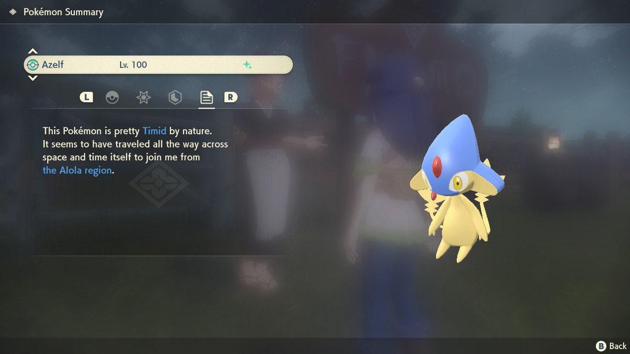 Shiny AZELF Pokemon Legends Arceus 6IV Competitive Battle Ready Pokémon card photo 3