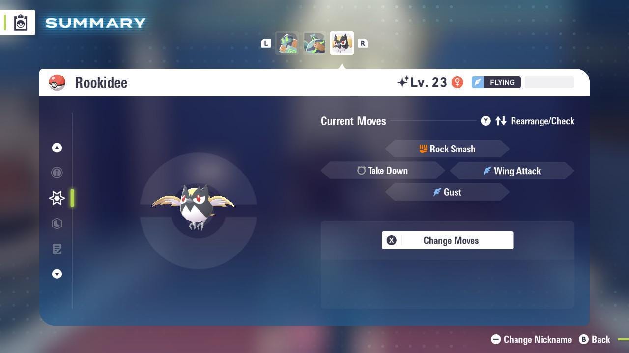 Shiny Rookidee Pokemon Legends ZA Mega Dimension DLC 6IV Competitive Battle Ready Pokémon card photo 3