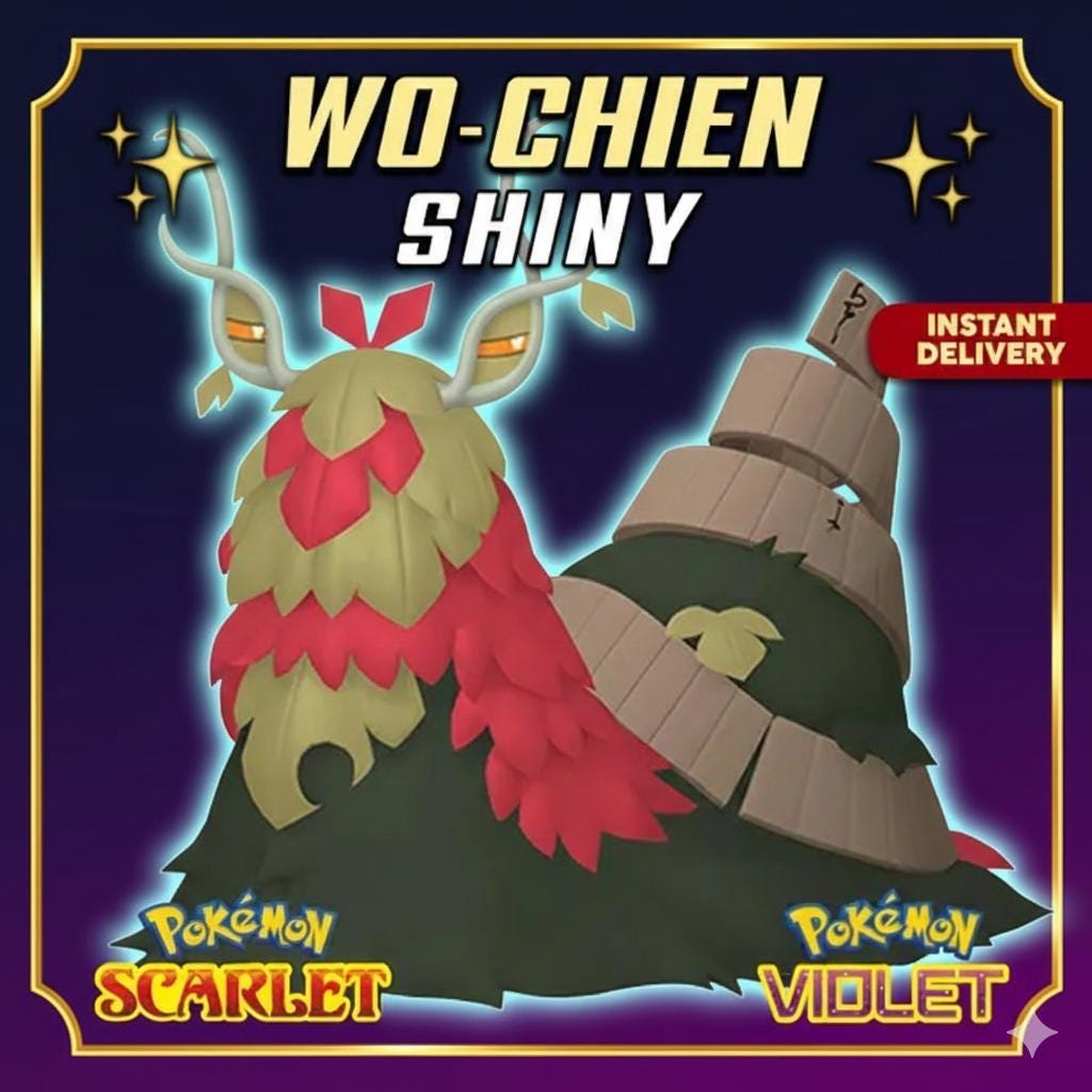 Shiny 6IV WO CHIEN Paldea Event Switch 2 Scarlet Violet Pokémon Battle Ready Competitive Free Bonus Shiny Fast Delivery – Exclusive Event Pokémon Pokémon card photo