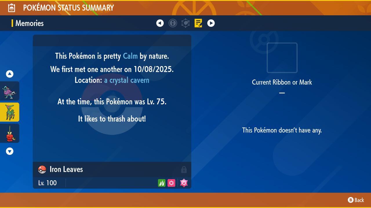Non Shiny IRON LEAVES Ev Trained Scarlet Violet Pokémon Battle Ready Competitive Free Bonus Shiny Fast Delivery Pokémon card photo 3