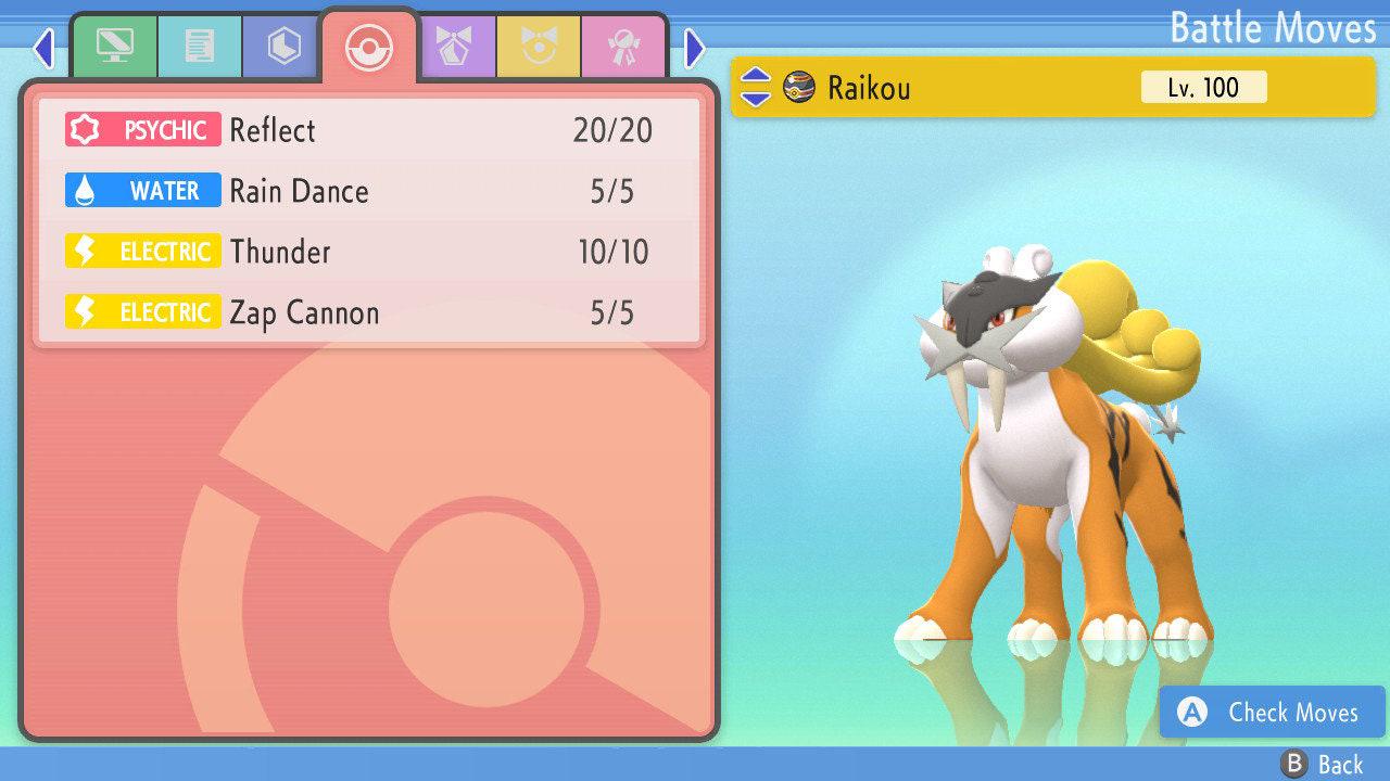 SHINY 6IV RAIKOU Pokemon Brilliant Diamond Shining Pearl 6IV Competitive Battle Ready – Brilliant Diamond & Shining Pearl Pokémon card photo
