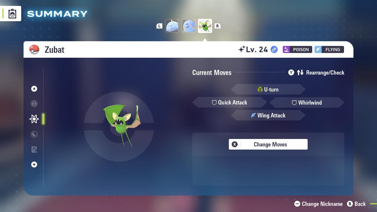 Фото покемона Shiny Zubat Pokemon Legends ZA Mega Dimension DLC 6IV Готов к соревновательным боям 3