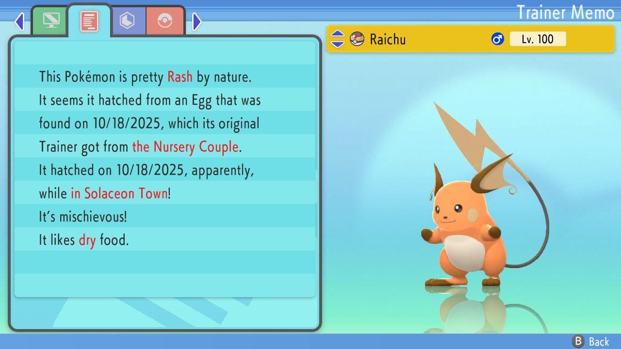 Shiny RAICHU Pokemon Brilliant Diamond Shining Pearl 6IV Competitive Battle Ready Pokémon card photo 2